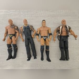 WWE THE People's Champion The Rock Wresting Action Figures Toys WWF Legend 4